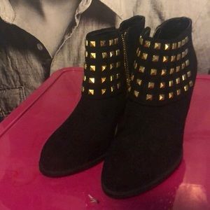 Studded booties